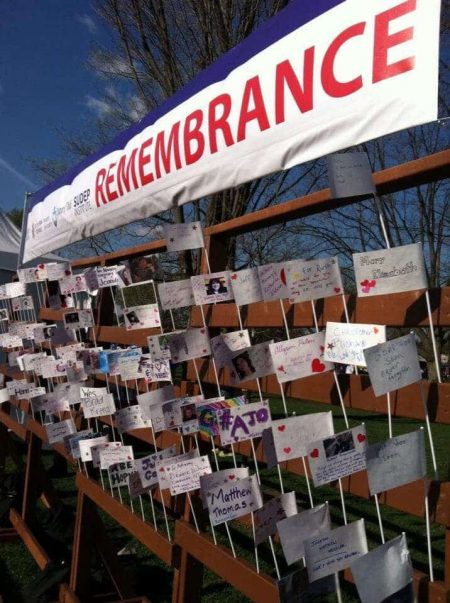 Remembrance wall